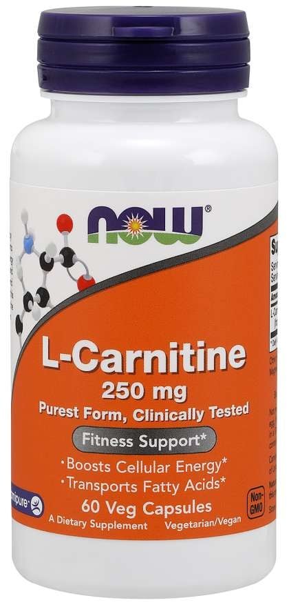 NOW Foods - L-Carnitine, 250mg - 60 vcaps