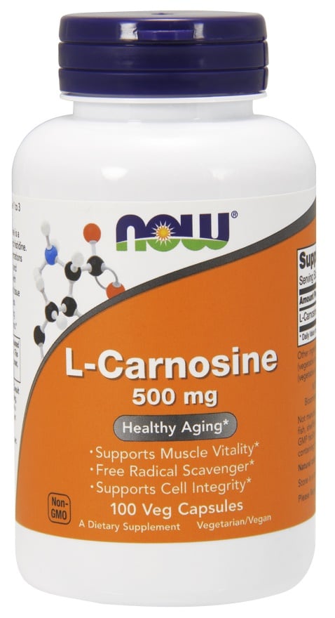 NOW Foods - L-Carnosine, 500mg - 100 vcaps