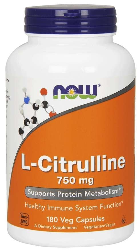 NOW Foods - L-Citrulline, 750mg - 180 vcaps