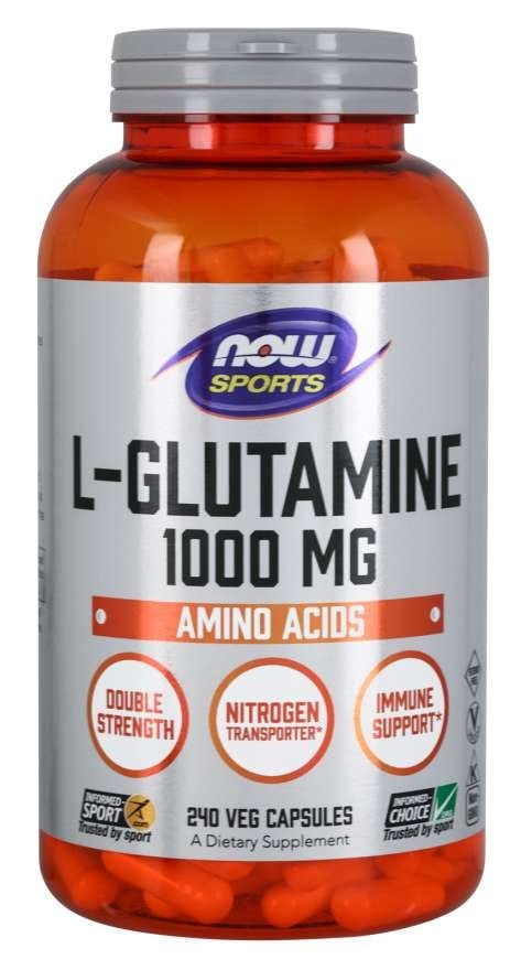 NOW Foods - L-Glutamine, 1000mg - 240 vcaps