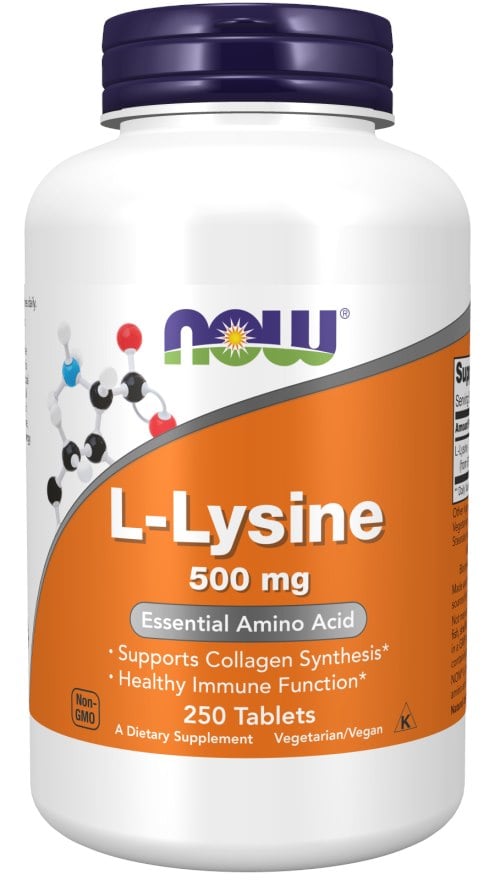 NOW Foods - L-Lysine, 500mg - 250 tablets
