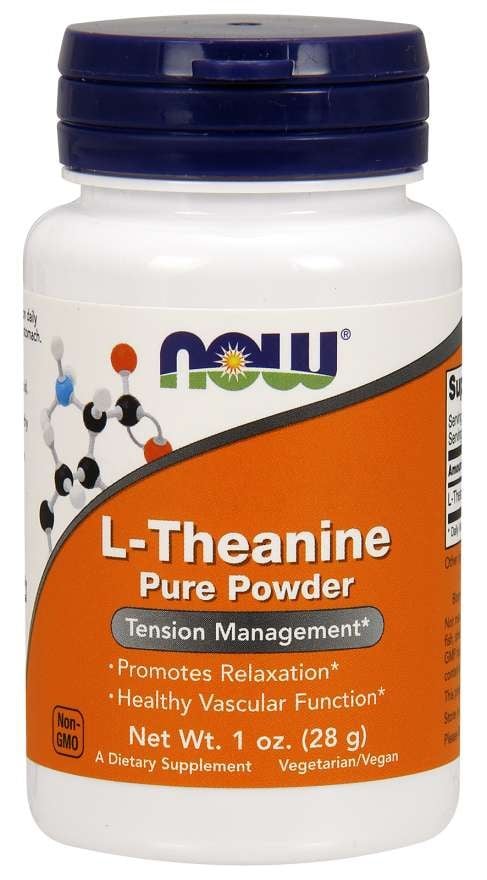 NOW Foods - L-Theanin Rent Pulver 28g