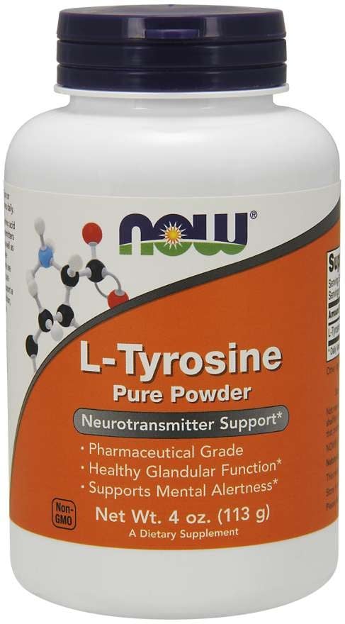 NOW Foods - L-Tyrosine, Powder - 113g