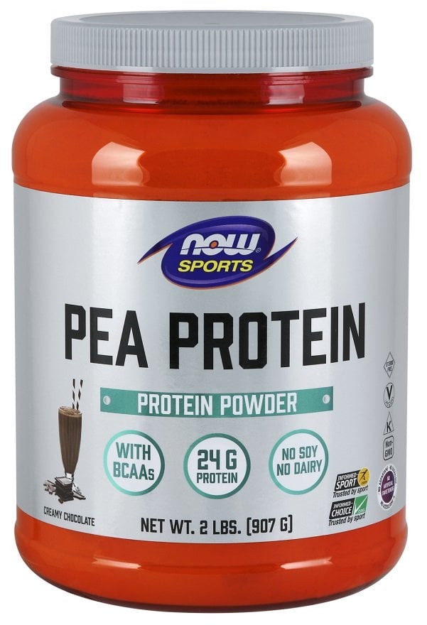NOW Foods - Pea Protein, Dutch Chocolate - 907g