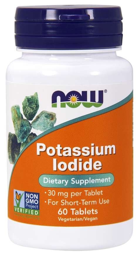 NOW Foods - Potassium Iodide, 30mg - 60 tabs