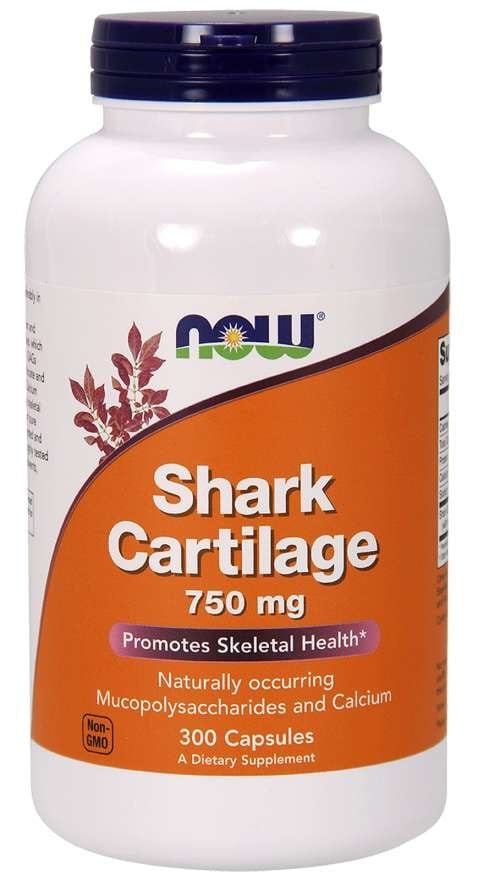 NOW Foods - Shark Cartilage, 750mg - 300 caps
