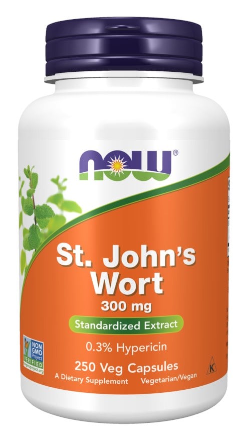 Johannesurt, 300 mg - 250 vegetabilske kapsler
