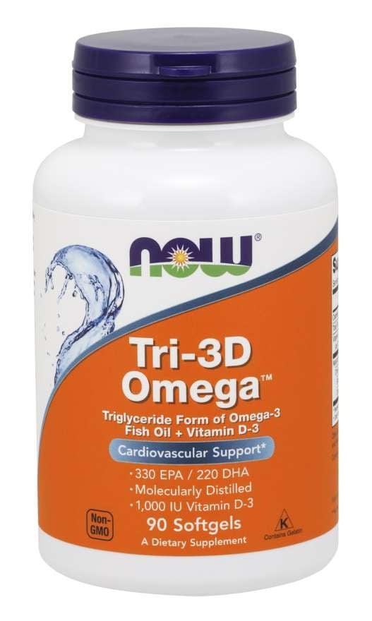 NOW Foods - Tri-3D Omega - 90 softgels