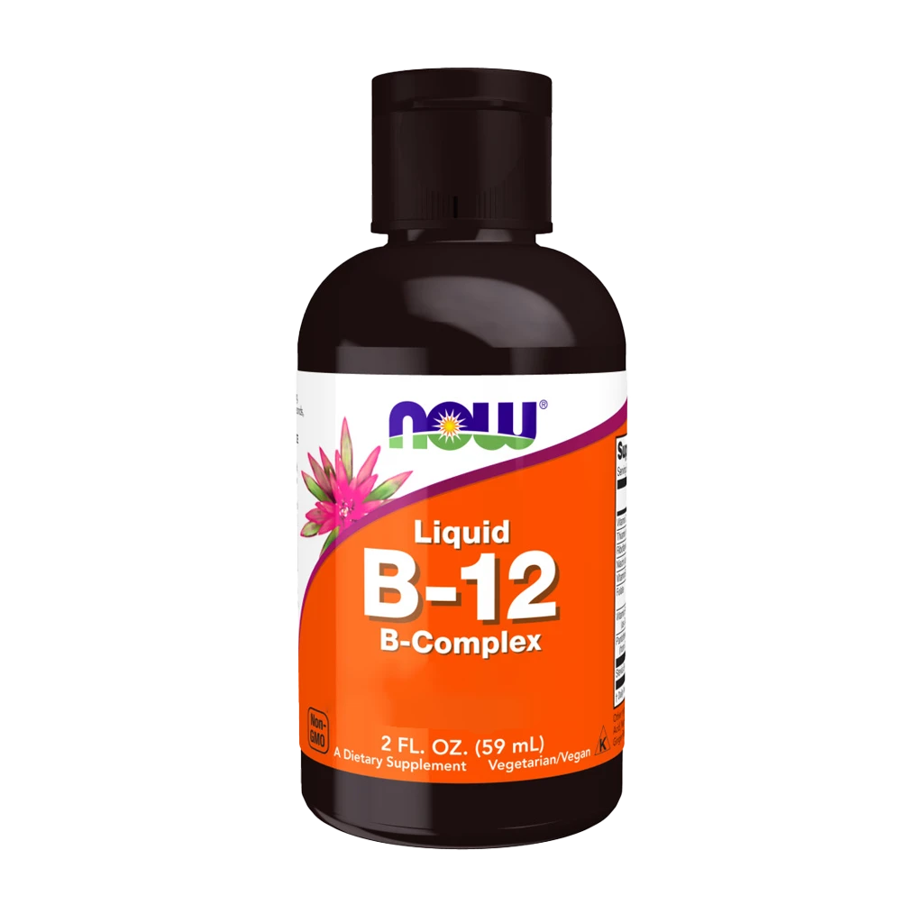 NOW Foods - Vitamin B-12 Liquid B-Complex - 59 ml.