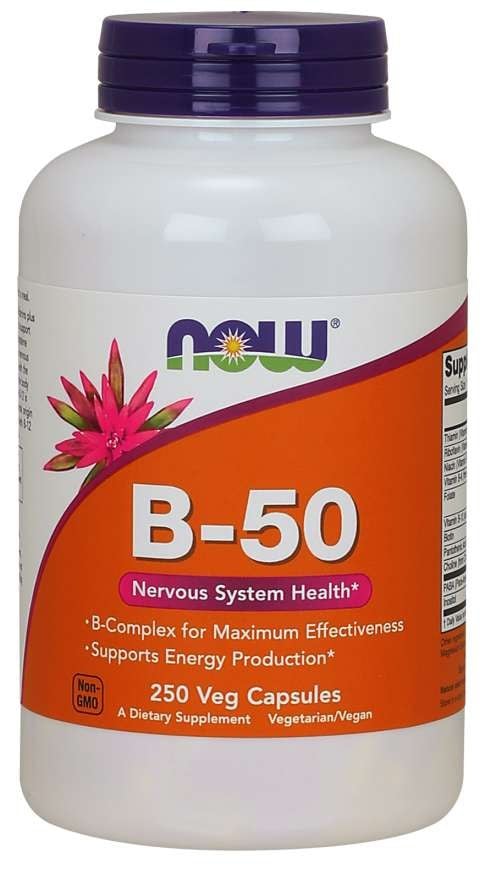 NOW Foods - Vitamin B-50 - 250 vcaps