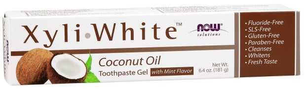 NOW Foods - XyliWhite, Coconut Oil Toothpaste Gel - 181g