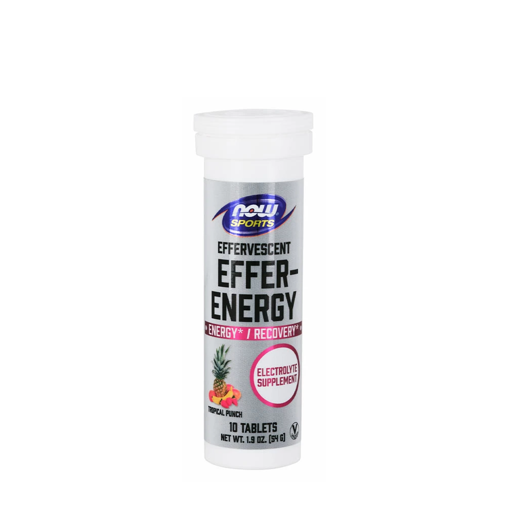 NOW Foods – Effer-Energy Brusetabletter, Tropical Punch 10 stk