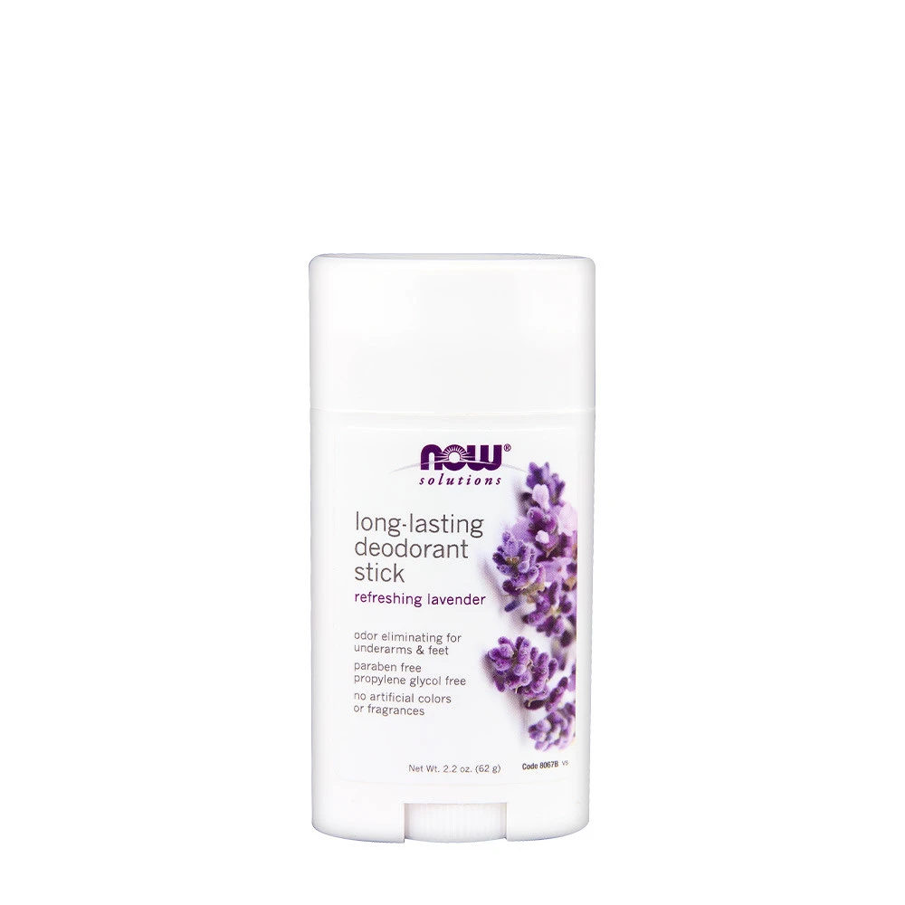 NOW Foods – Long-Lasting Deodorant Stick, Refreshing Lavender 62 g