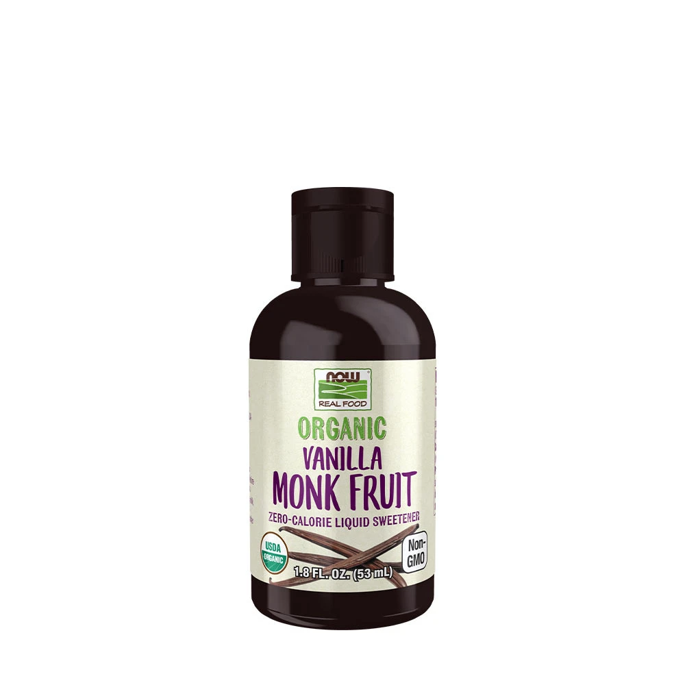 NOW Foods – Økologisk Flydende Monk Fruit Vanilje 53 ml