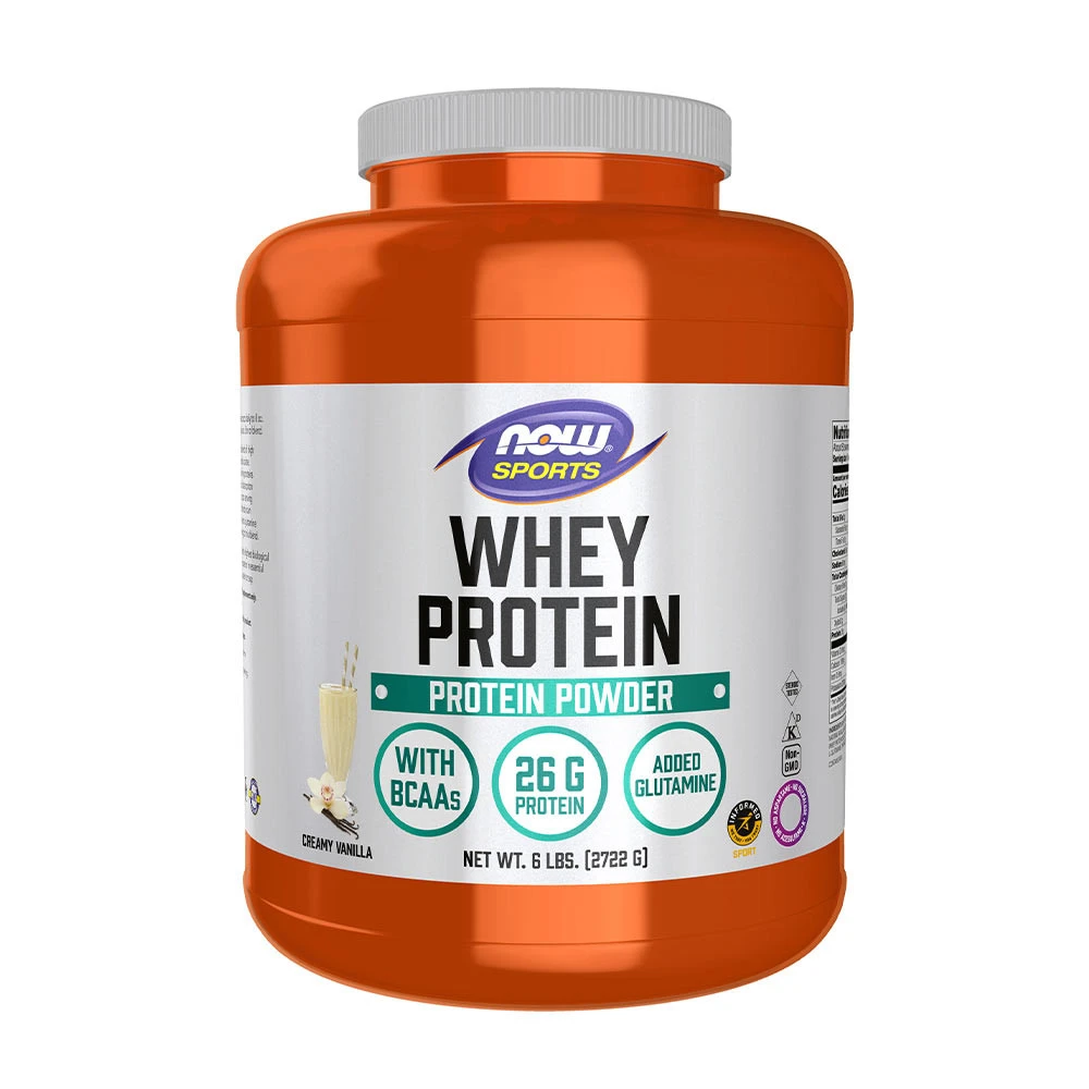 NOW Foods – Whey Protein 2722 g, Creamy Vanilla