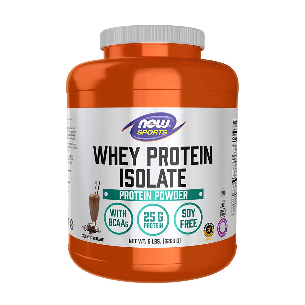 NOW Foods – Whey Protein Isolate Chocolate 2268 g