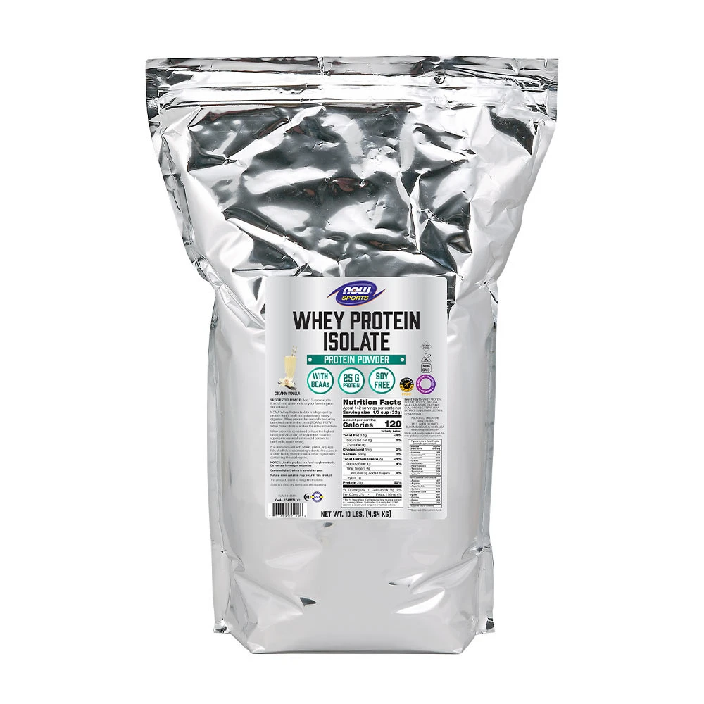 NOW Foods – Whey Protein Isolate Creamy Vanilla 4540 g