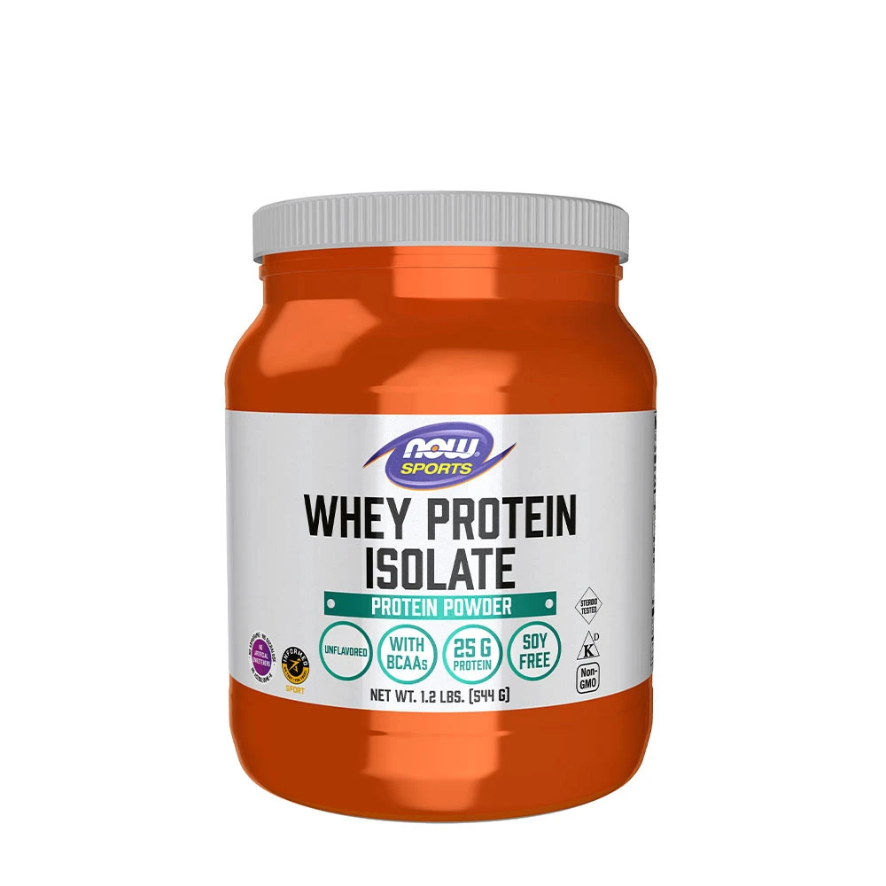 NOW Foods – Whey Protein Isolate 544 g, Uaromatiseret