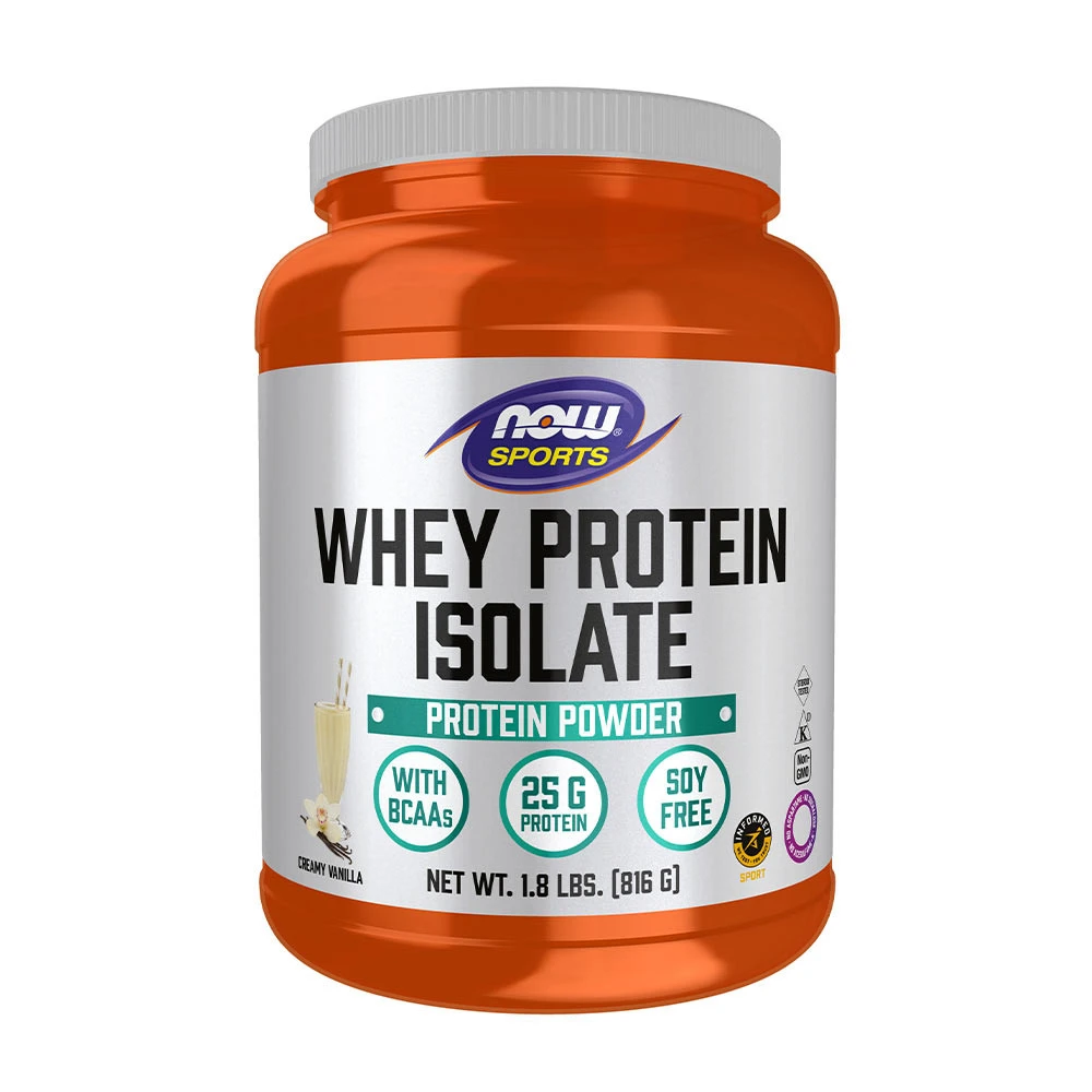 NOW Foods – Whey Protein Isolate Creamy Vanilla 816 g