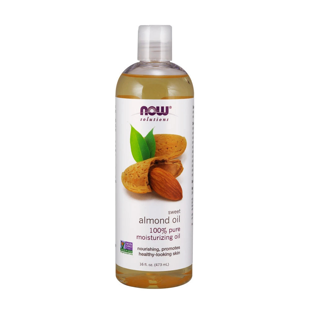 NOW Foods - Almond Oil, Pure - 473 ml. billede
