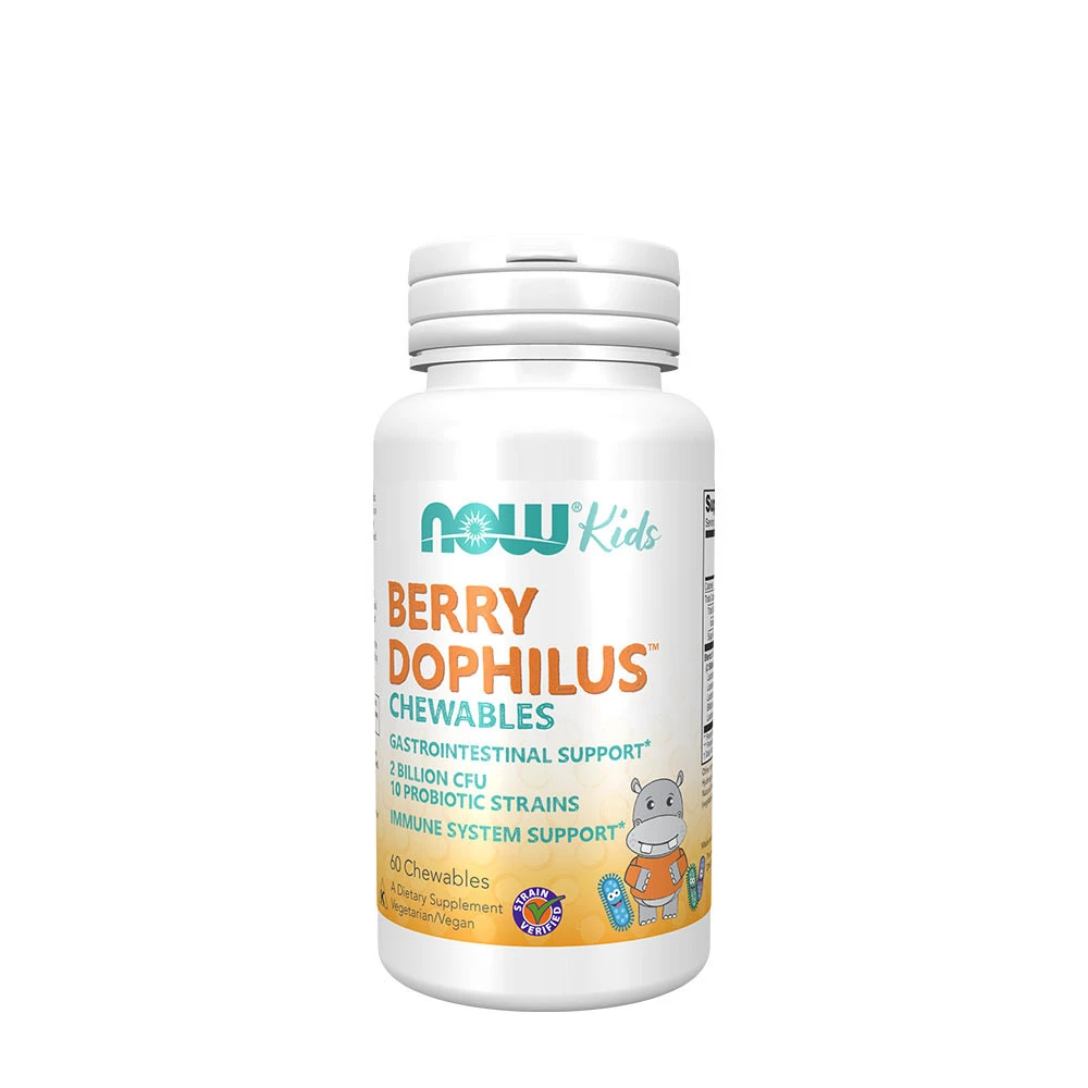 NOW Foods - BerryDophilus Kids Chewables - 60 chewables