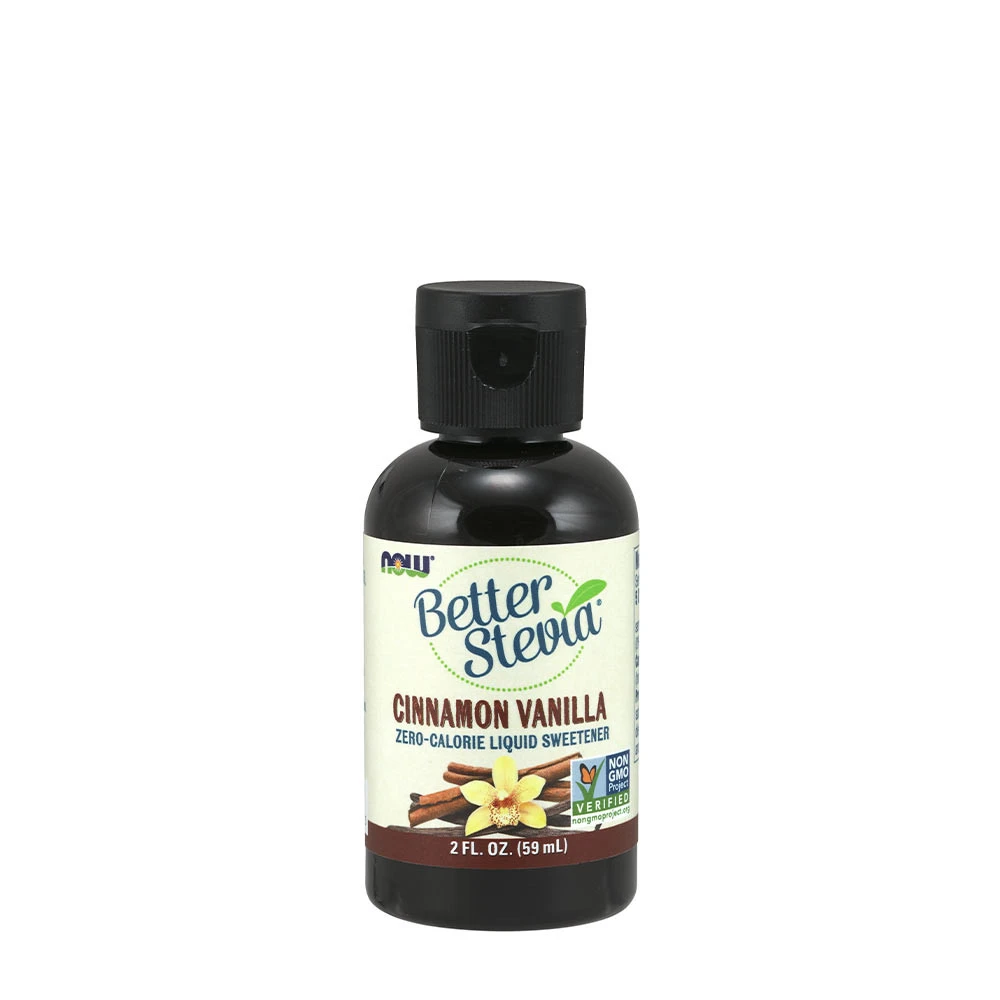 NOW Foods - Better Stevia Liquid, Cinnamon Vanilla - 59 ml.