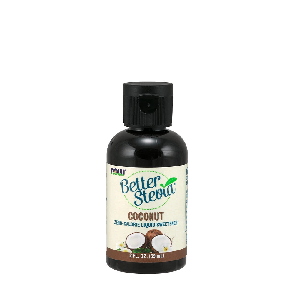 NOW Foods - Better Stevia Liquid, Coconut - 59 ml.