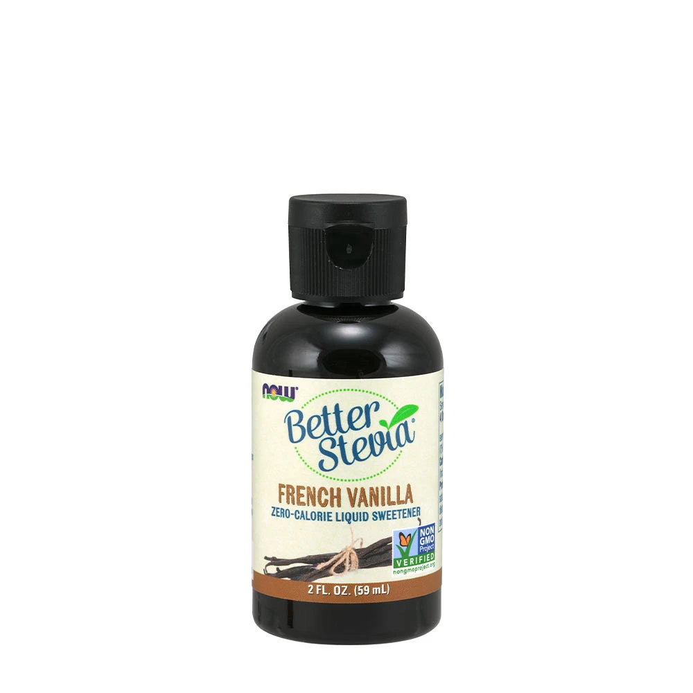NOW Foods - Better Stevia Liquid, French Vanilla - 59 ml.