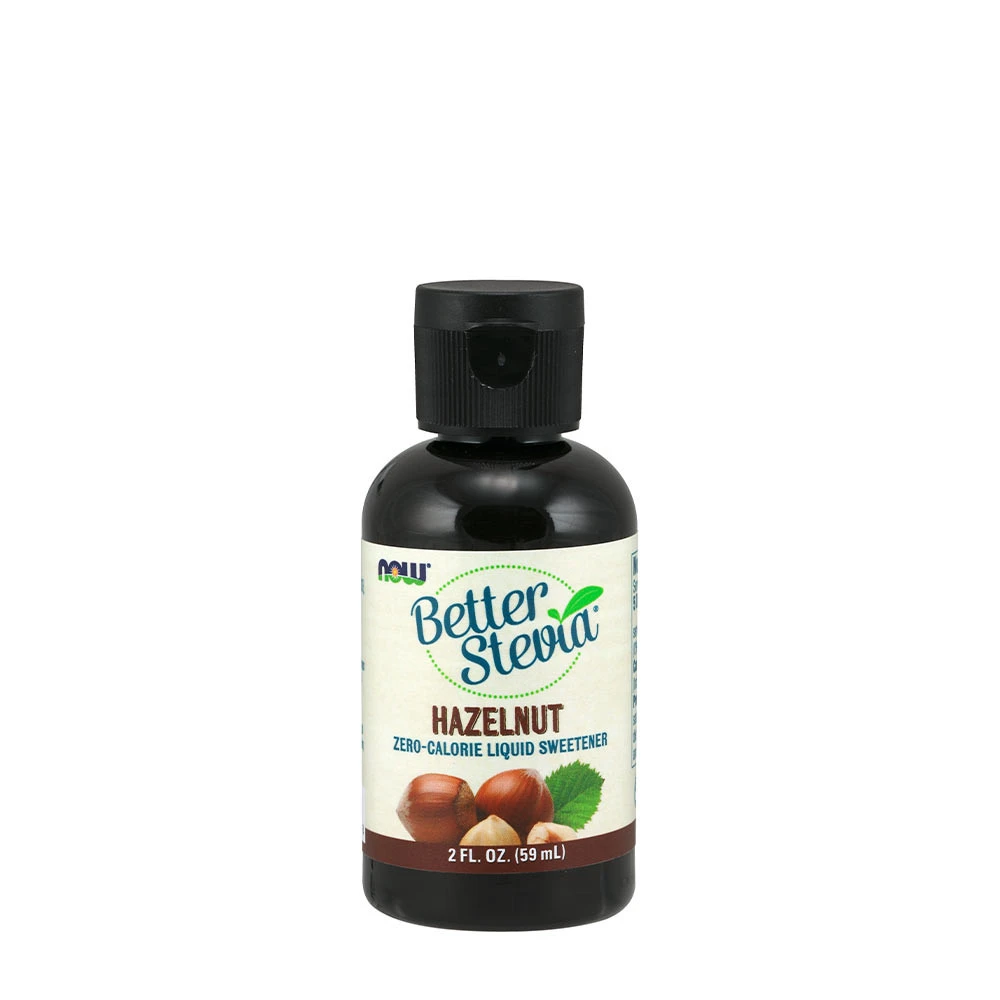 NOW Foods - Better Stevia Liquid, Hazelnut - 59 ml.