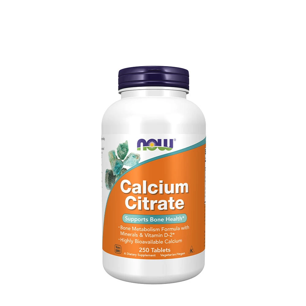 NOW Foods - Calcium Citrate with Minerals & Vitamin D-2 - 250 tabs