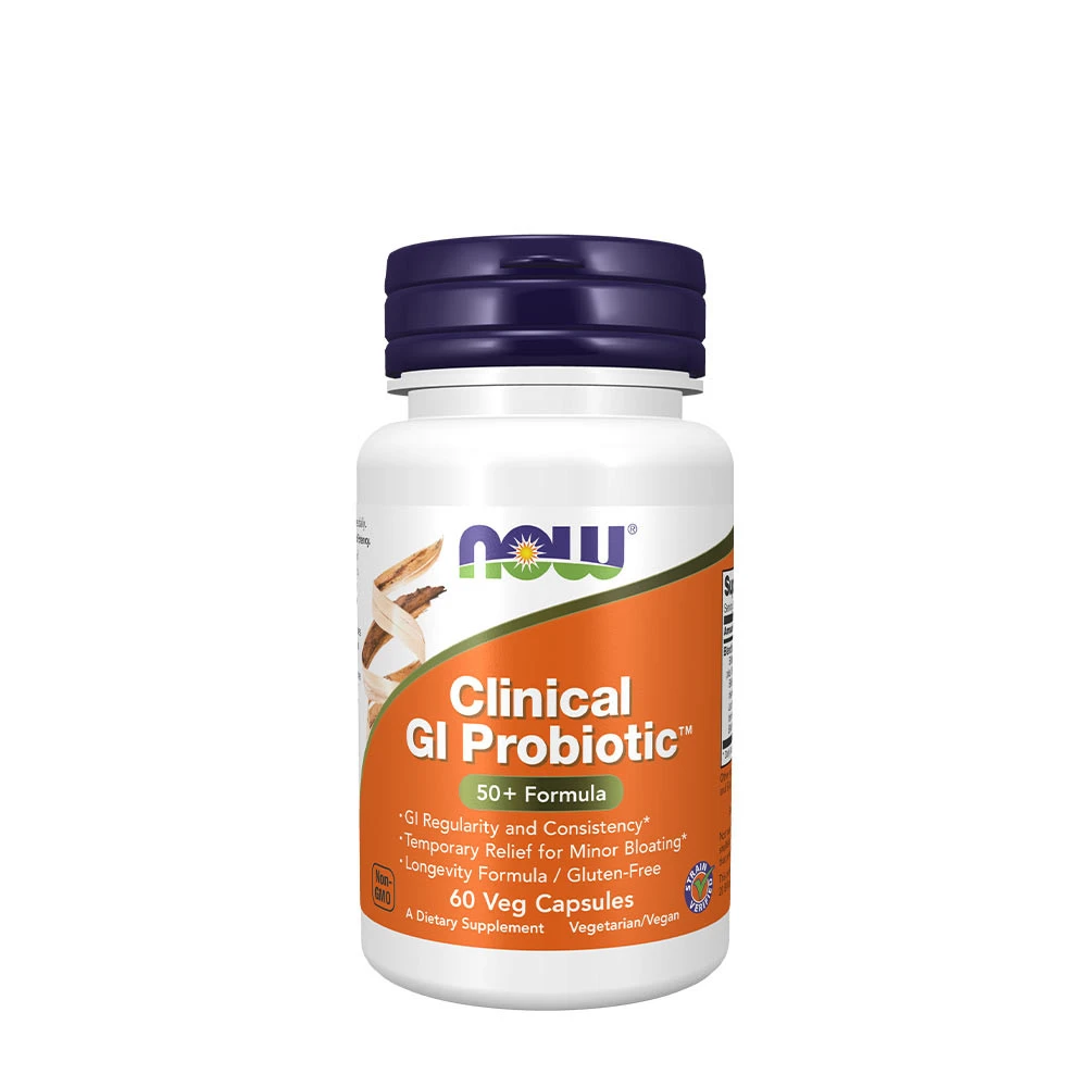 NOW Foods - Clinical GI Probiotic - 60 vcaps billede