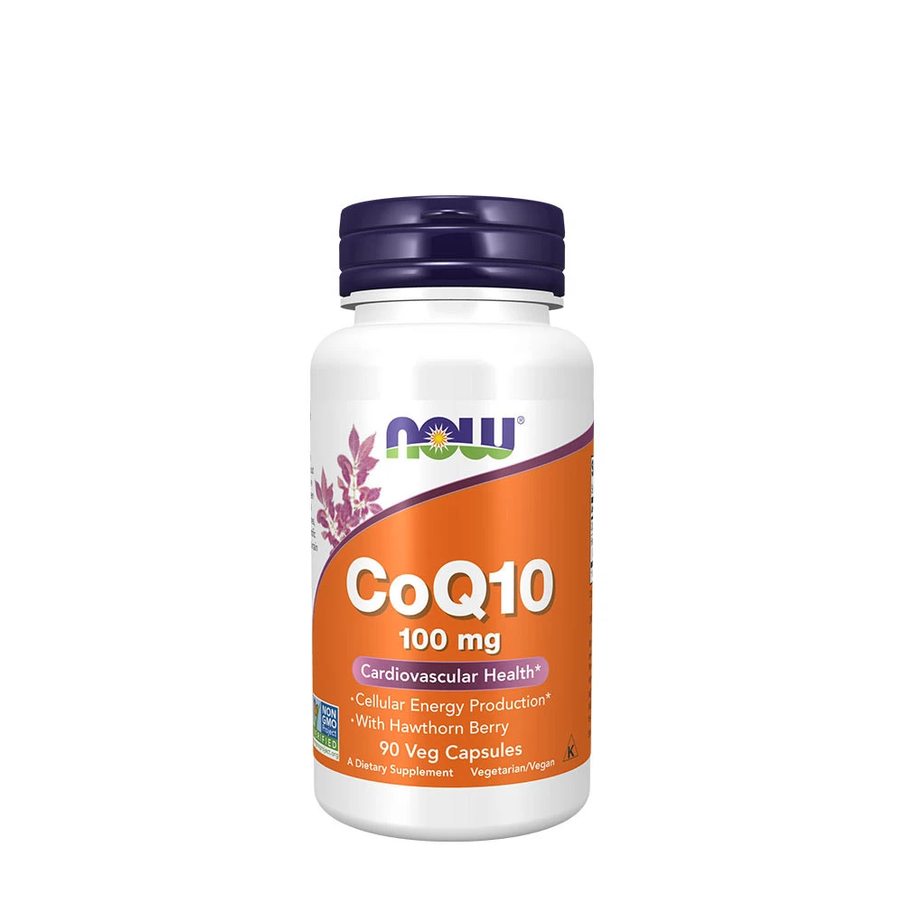 NOW Foods - CoQ10 with Hawthorn Berry, 100mg - 90 vcaps