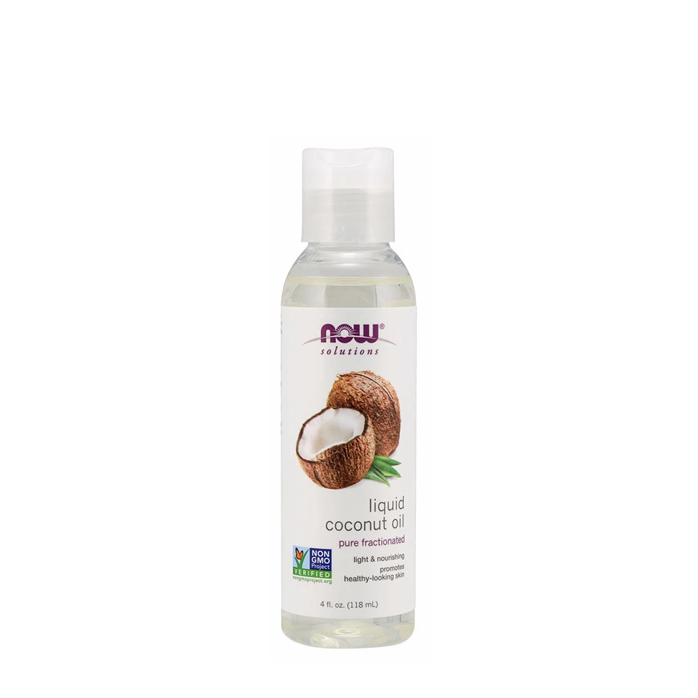 NOW Foods - Coconut Oil, Liquid Pure Fractionated - 118 ml.