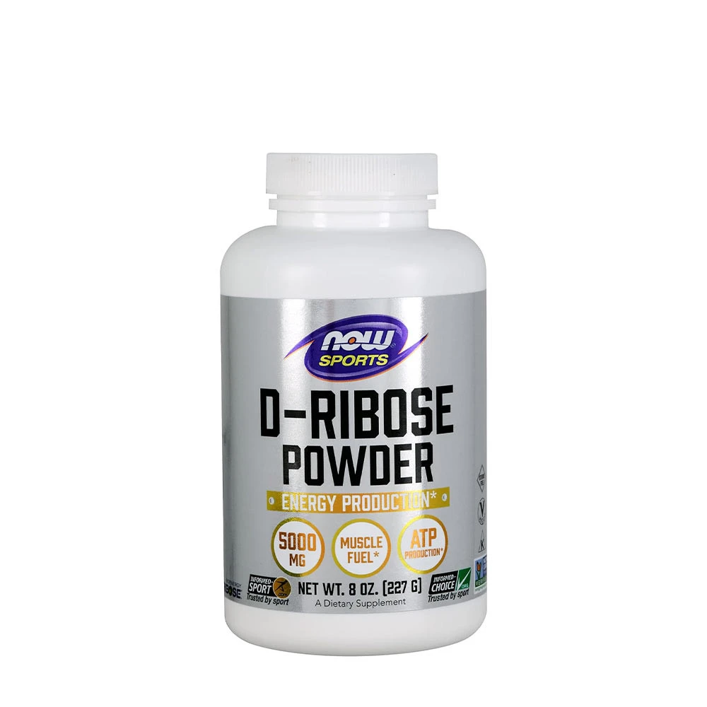 NOW Foods - D-Ribose, Powder - 227g billede