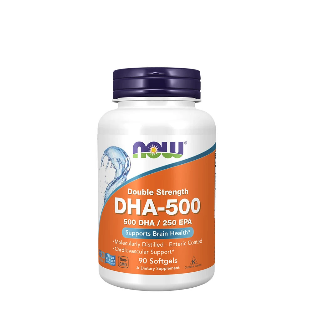 NOW Foods - DHA-500, 500 DHA / 250 EPA - 90 softgels