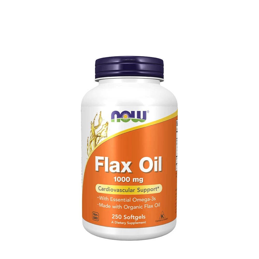 NOW Foods - Flax Oil, 1000mg - 250 softgels