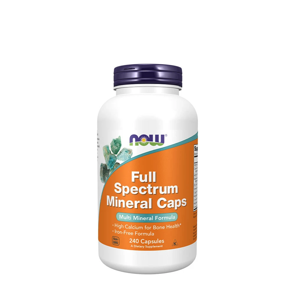 NOW Foods - Full Spectrum Minerals, Iron-Free - 240 caps