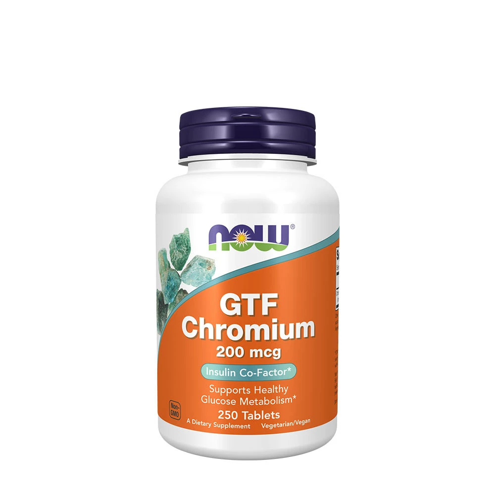 NOW Foods - GTF Chromium, 200mcg - 250 tablets
