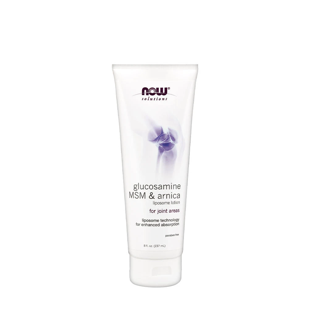 NOW Foods - Glucosamine, MSM & Arnica Liposome Lotion - 237 ml.