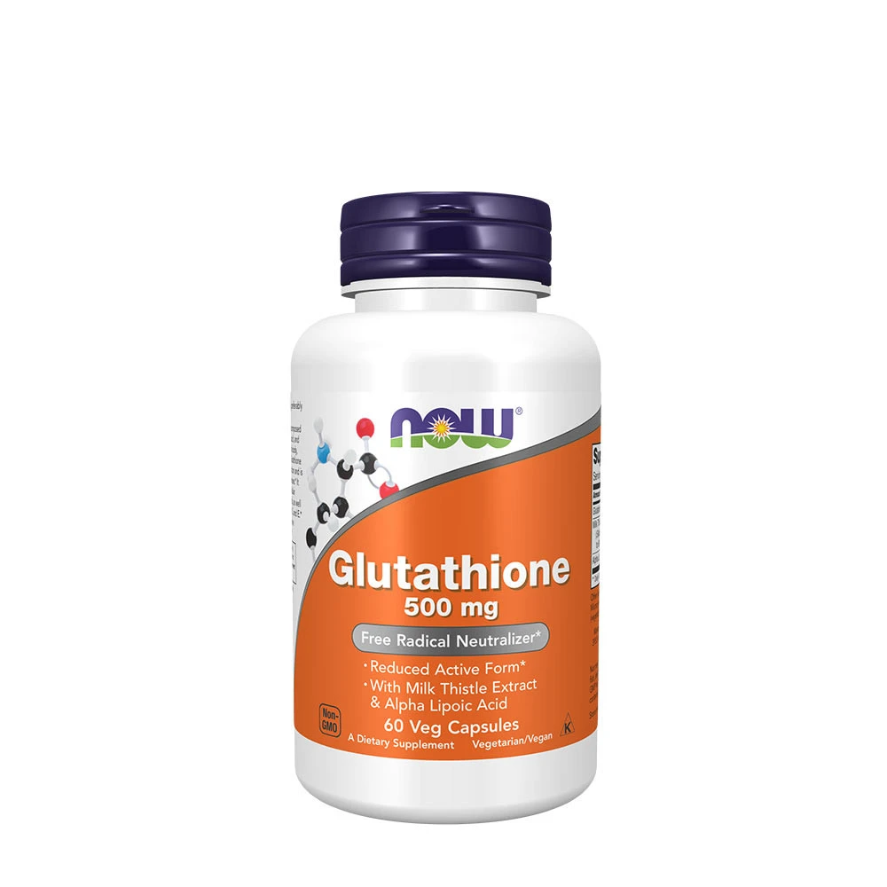 Glutathion med Marietidsel-ekstrakt & Alpha-Liponsyre, 500 mg - 60 vegetabilske kapsler