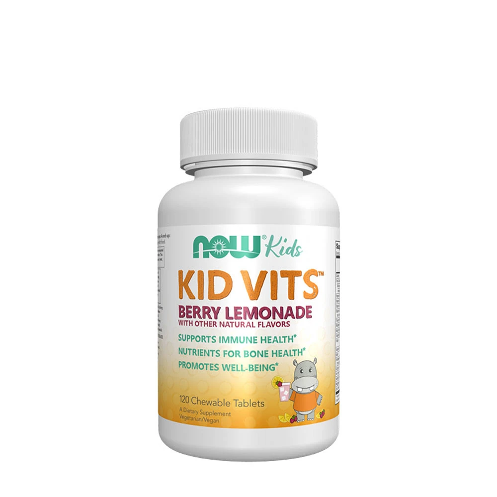 NOW Foods - Kid Vits, Berry Lemonade - 120 chewables
