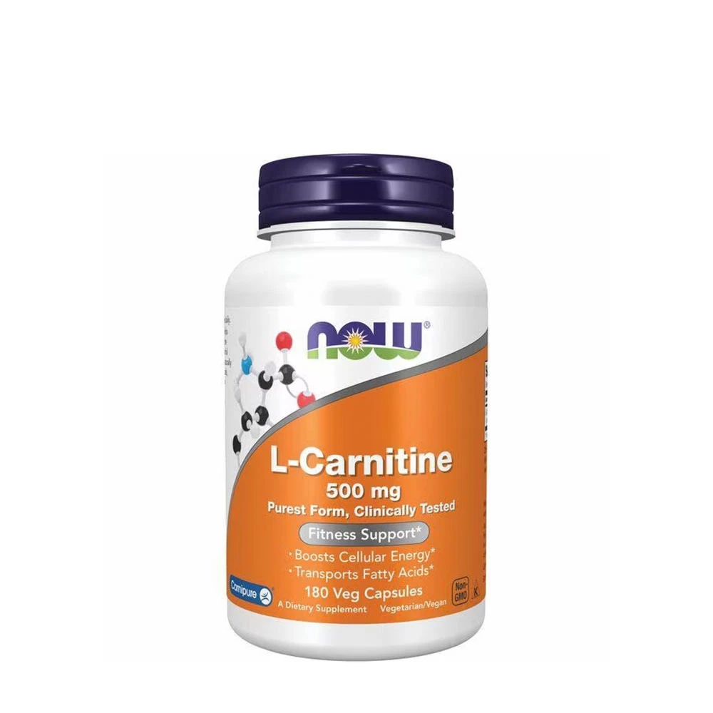 NOW Foods - L-Carnitine, 500mg - 180 vcaps