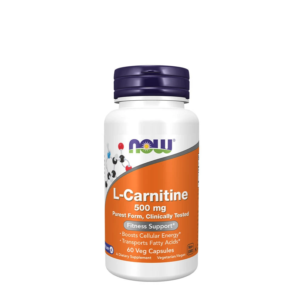 NOW Foods - L-Carnitine, 500mg - 60 vcaps