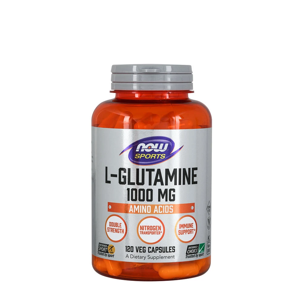 NOW Foods - L-Glutamine, 1000mg - 120 vcaps