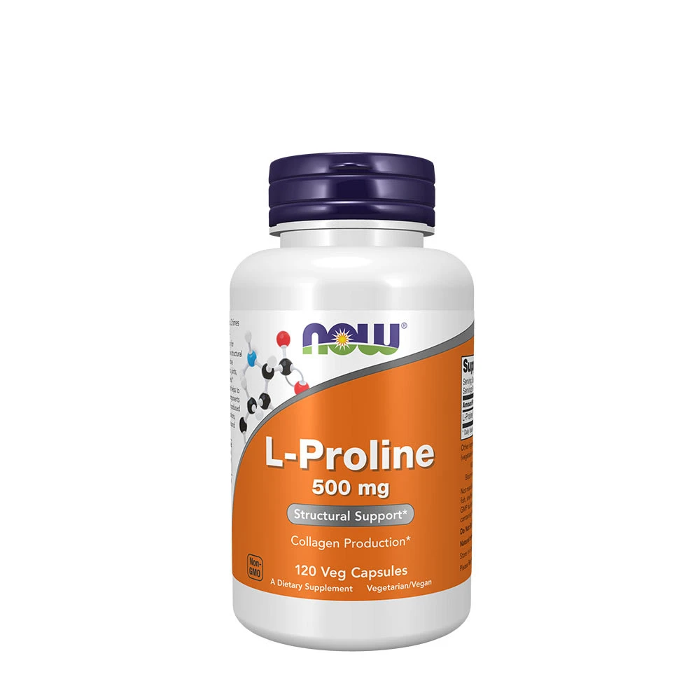 NOW Foods - L-Proline, 500mg - 120 vcaps