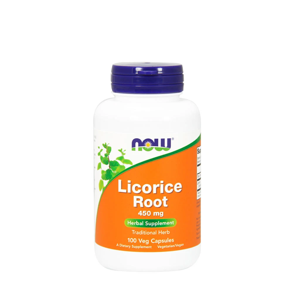 NOW Foods - Licorice Root, 450mg - 100 vcaps