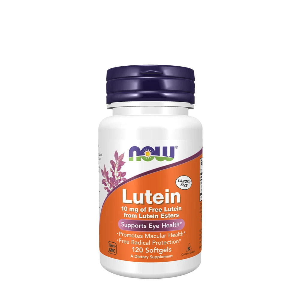 NOW Foods - Lutein, 10mg - 120 softgels