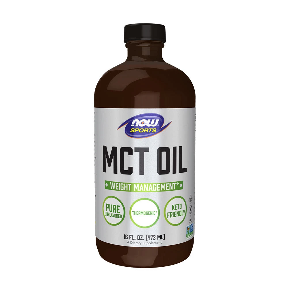 NOW Foods - MCT Oil, Pure Liquid - 473 ml.