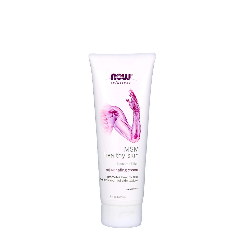NOW Foods - MSM Healthy Skin Liposome Lotion - 237 ml. billede