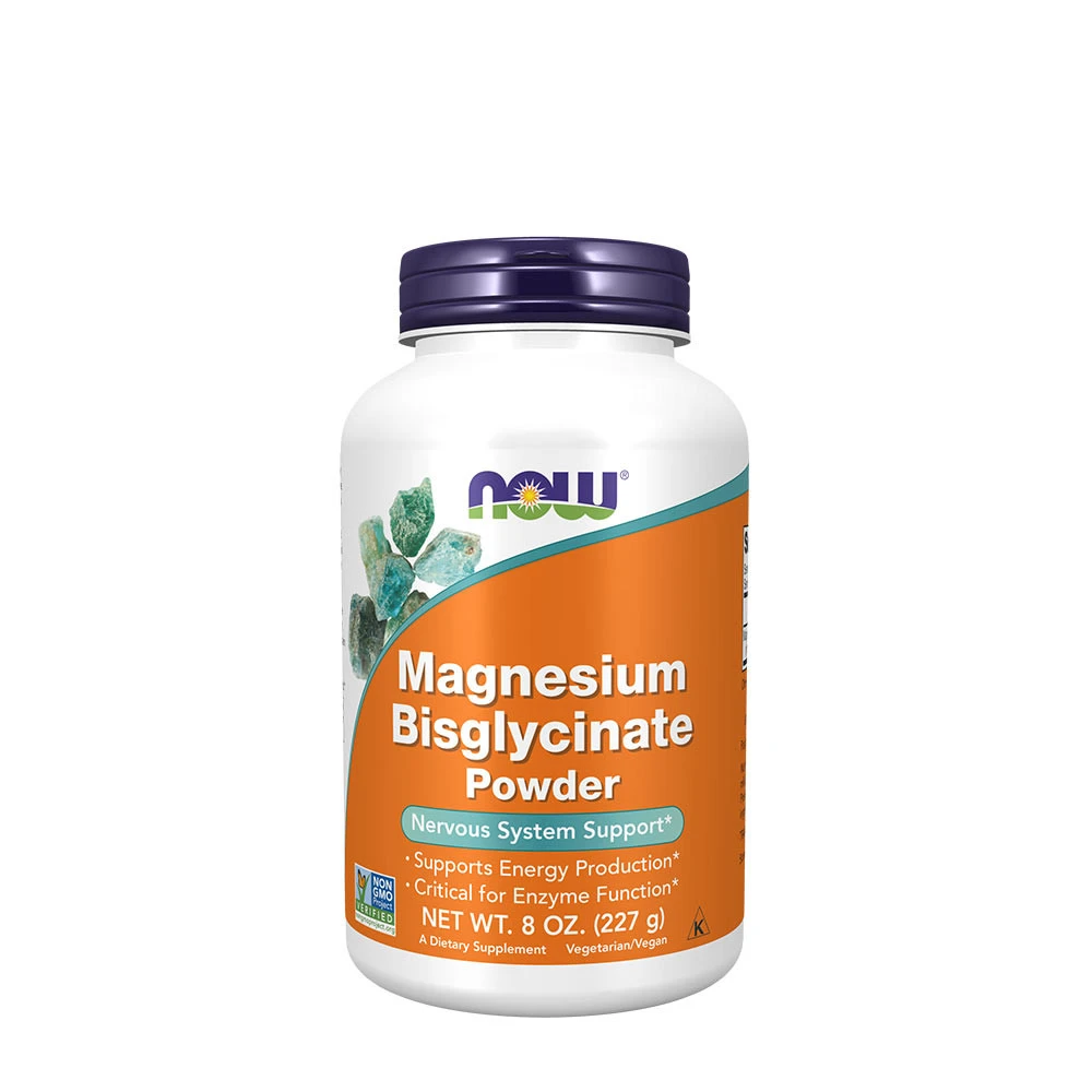 NOW Foods - Magnesium Bisglycinate Powder - 227g